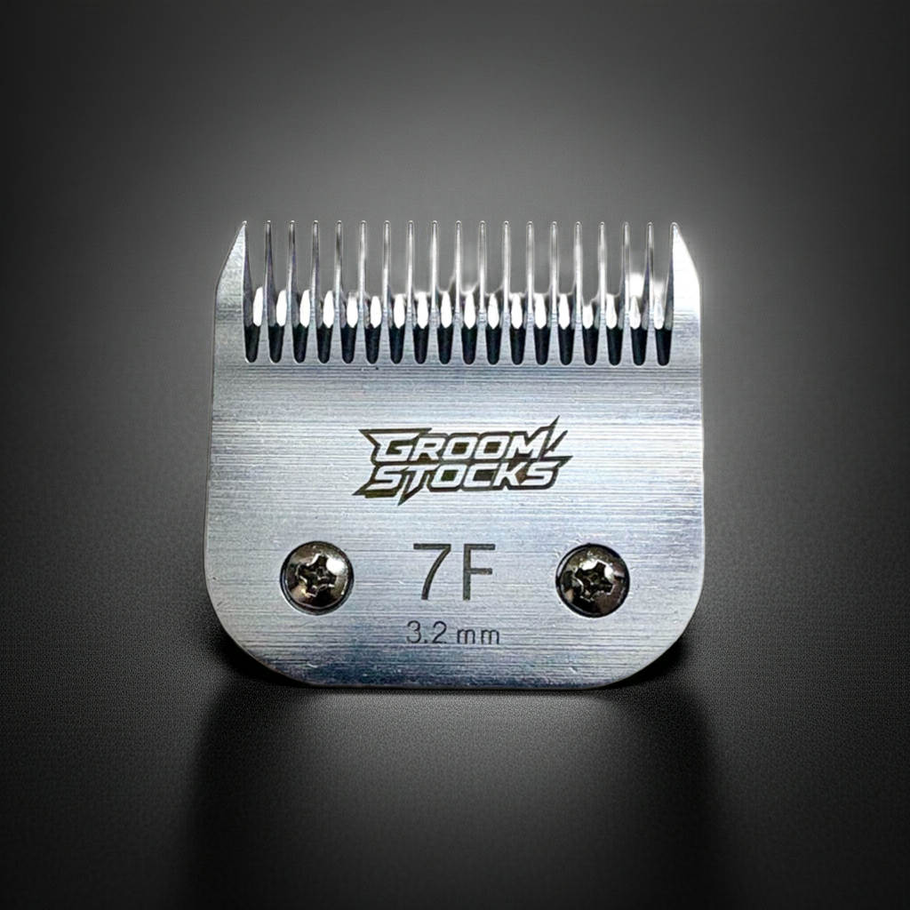 Size 7F Groom Stocks A5- High Carbon Steel Pet Grooming Blades - GROOM STOCKS