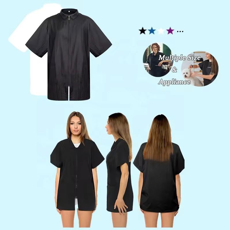 Groom Stocks Unisex Antistatic Grooming Smock – Lightweight & Hair-Resistant (Xtra Large) - GROOM STOCKS