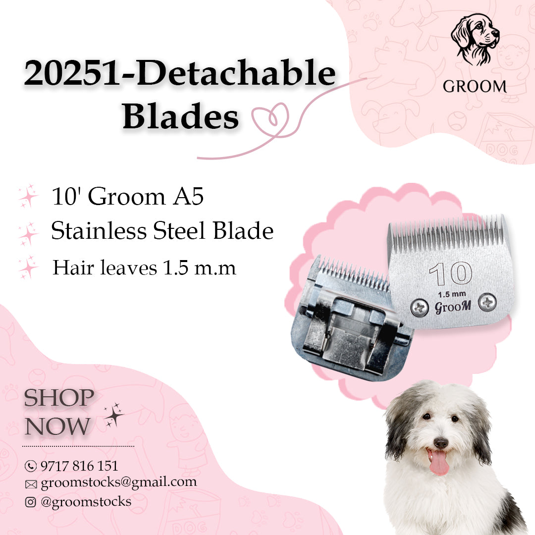 Groom Ultra Edge Detachable Clipper Blade Size 10 - GROOM STOCKS