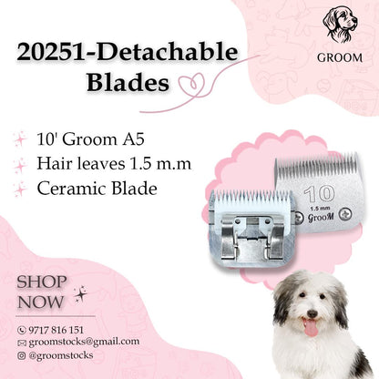Groom CeramicEDGE Detachable Blade size 10 - GROOM STOCKS