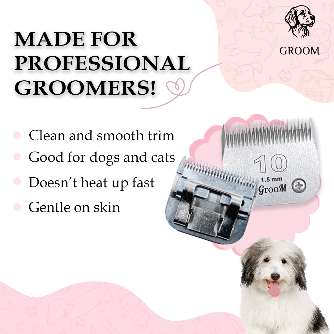 Groom Ultra Edge Detachable Clipper Blade Size 10 - GROOM STOCKS