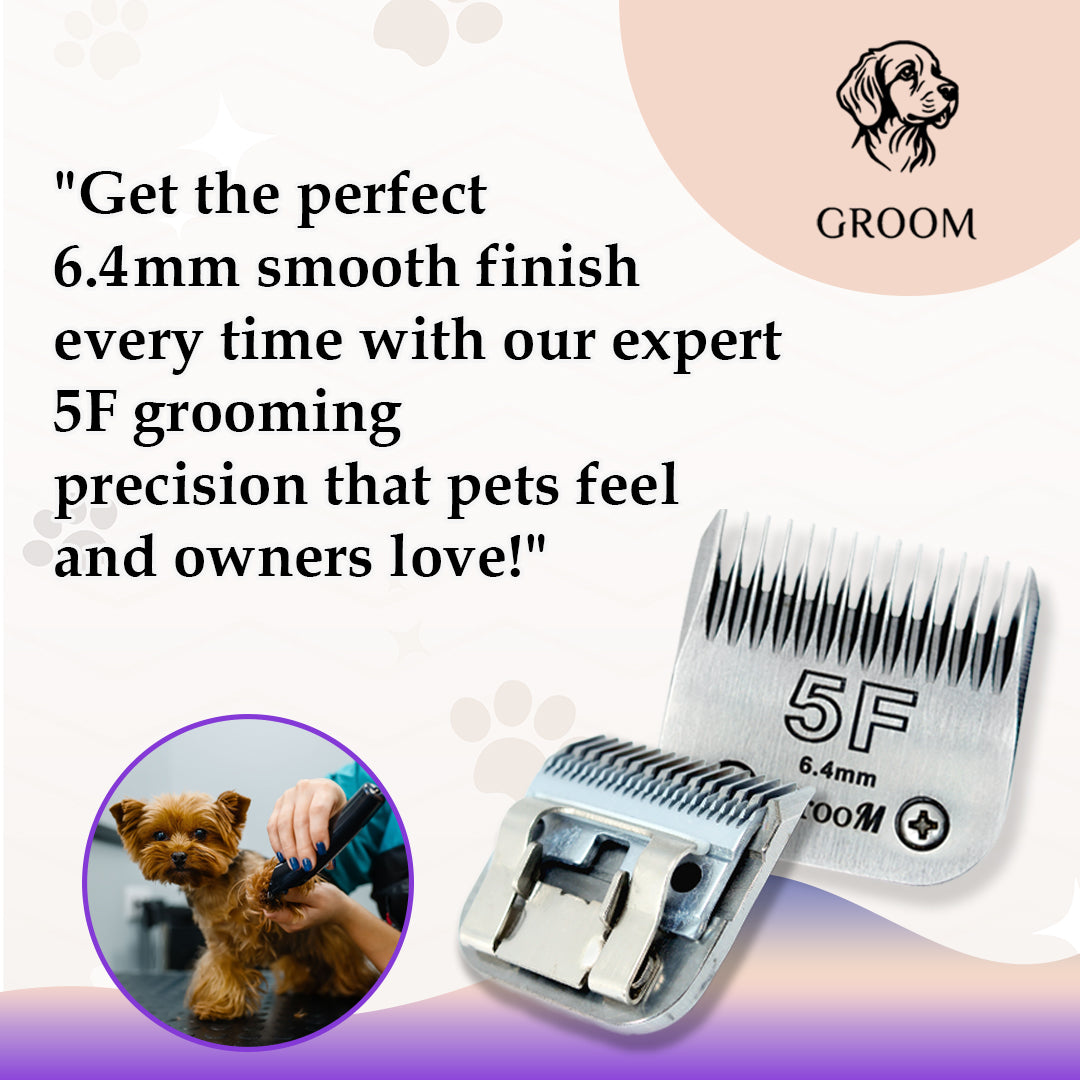 Groom Ultra Edge Detachable Clipper Blade Size 5F - GROOM STOCKS