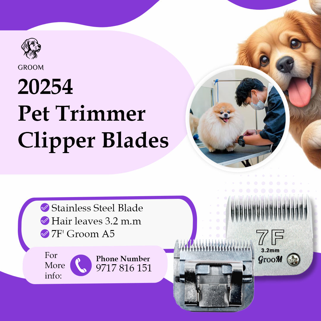 Groom Ultra Edge Detachable Clipper Blade Size 7F - GROOM STOCKS