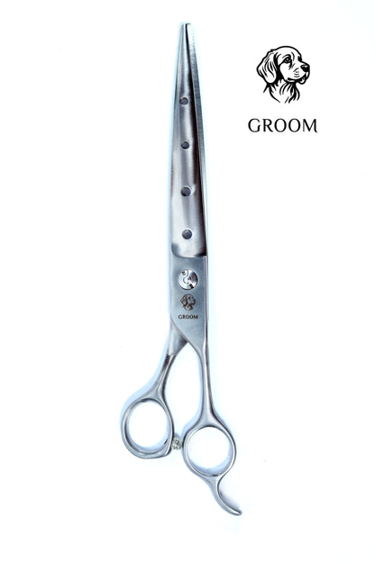 Groom Straight scissor size 7" Pet SCISSOR - GROOM STOCKS