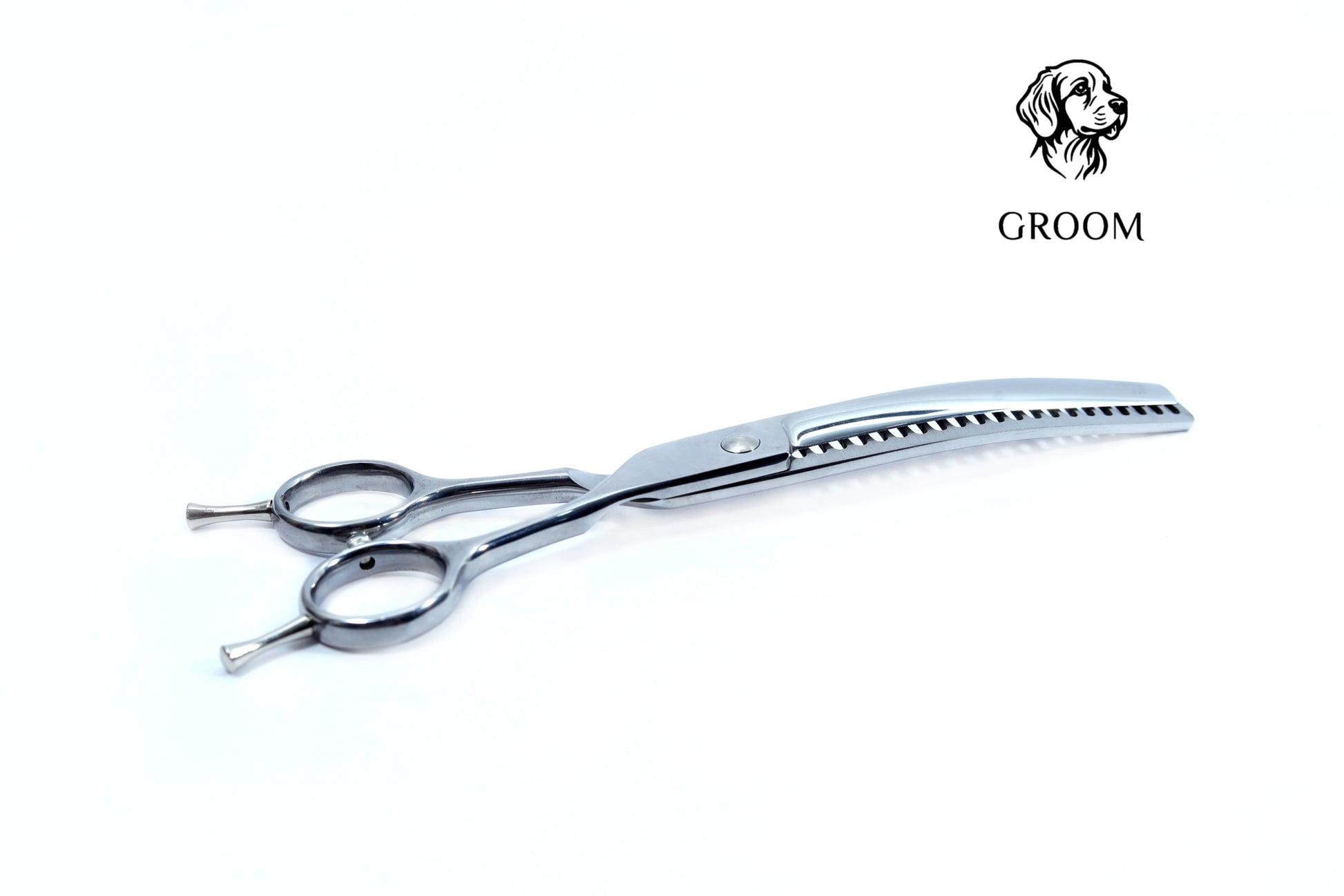 Groom Curved Chunker size 7" Pet SCISSOR - GROOM STOCKS