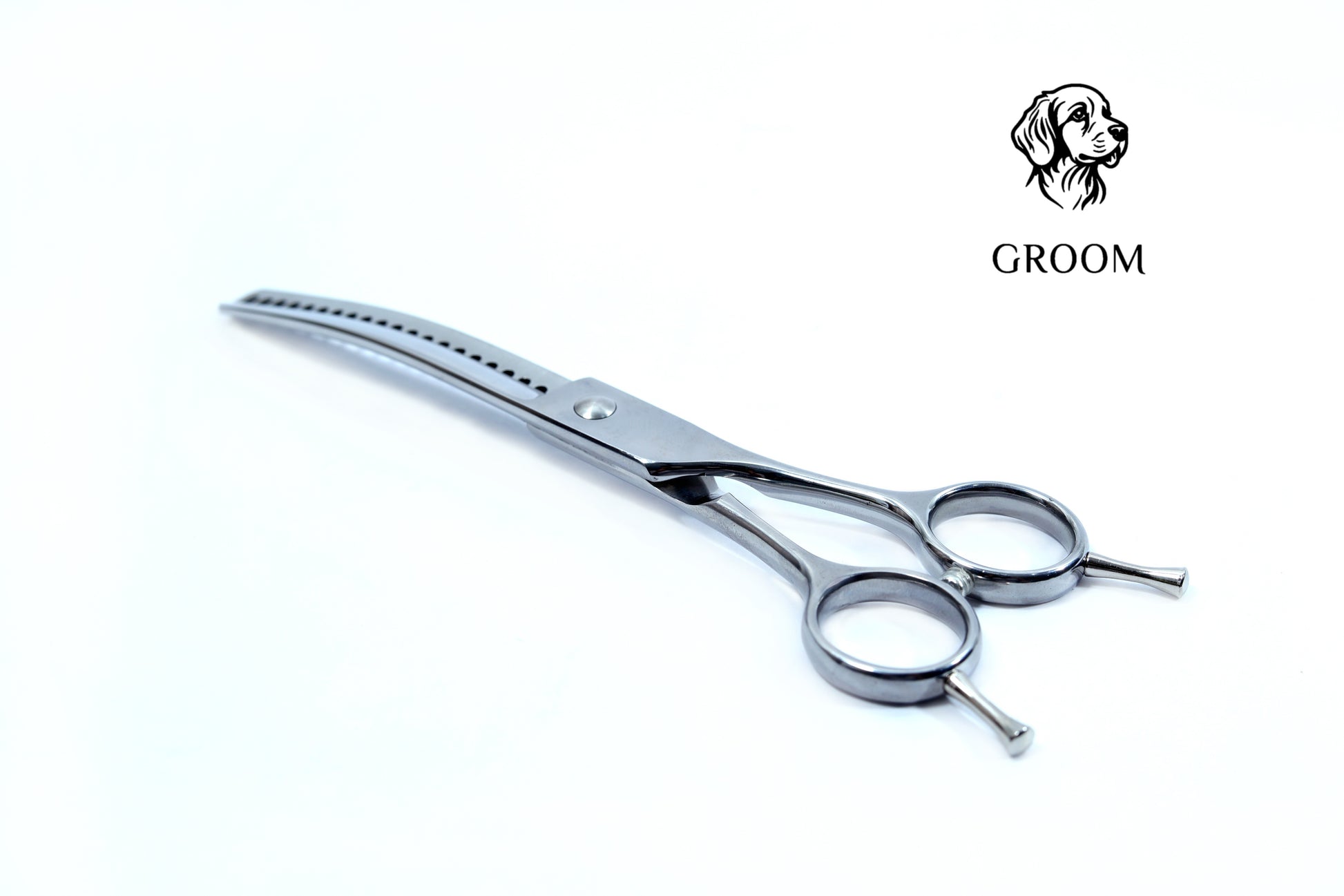 Groom Curved Chunker size 7" Pet SCISSOR - GROOM STOCKS