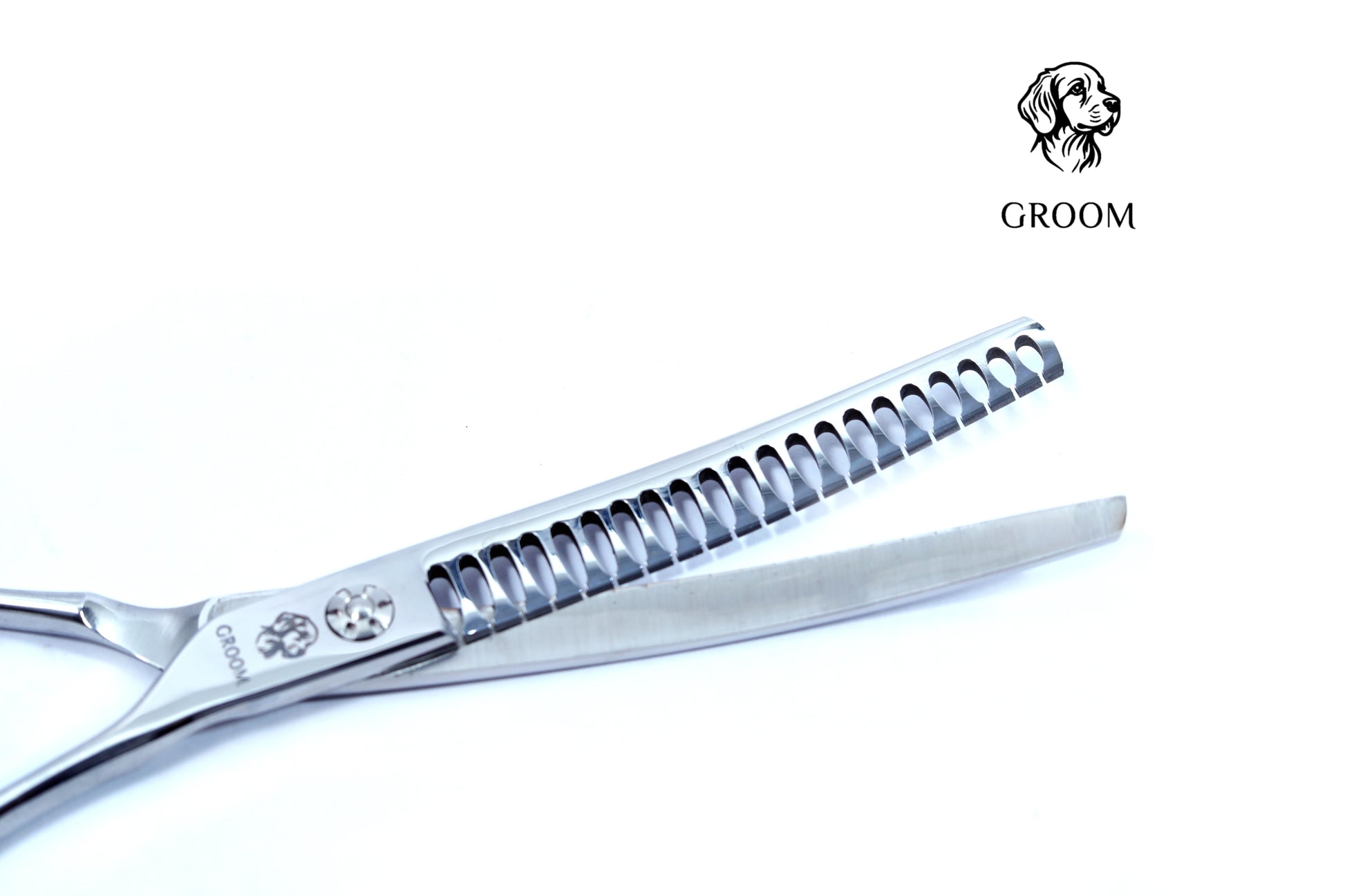 Groom Curved Chunker size 7" Pet SCISSOR - GROOM STOCKS