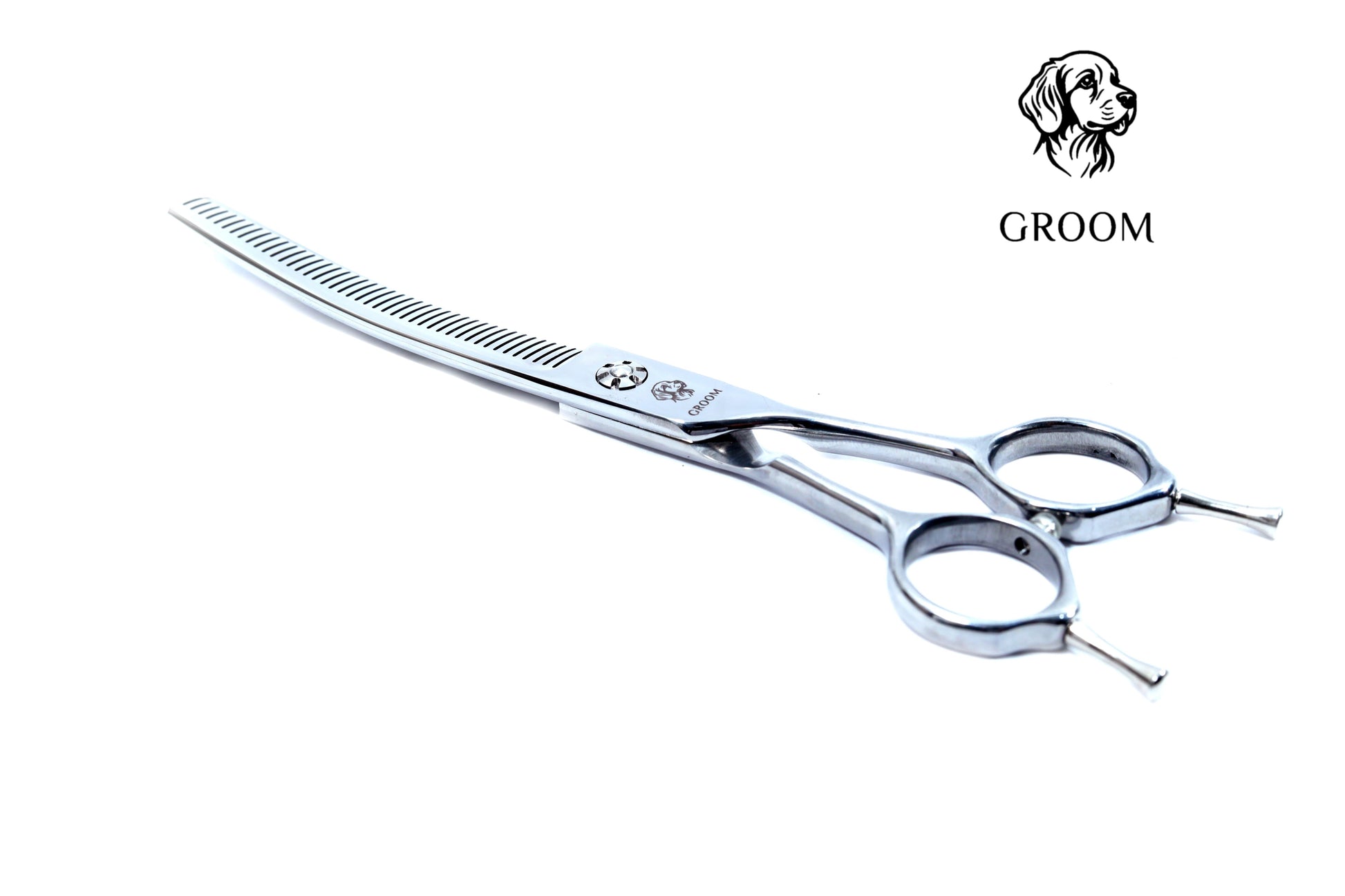 Groom Curved Thinning size 7" Pet SCISSOR - GROOM STOCKS