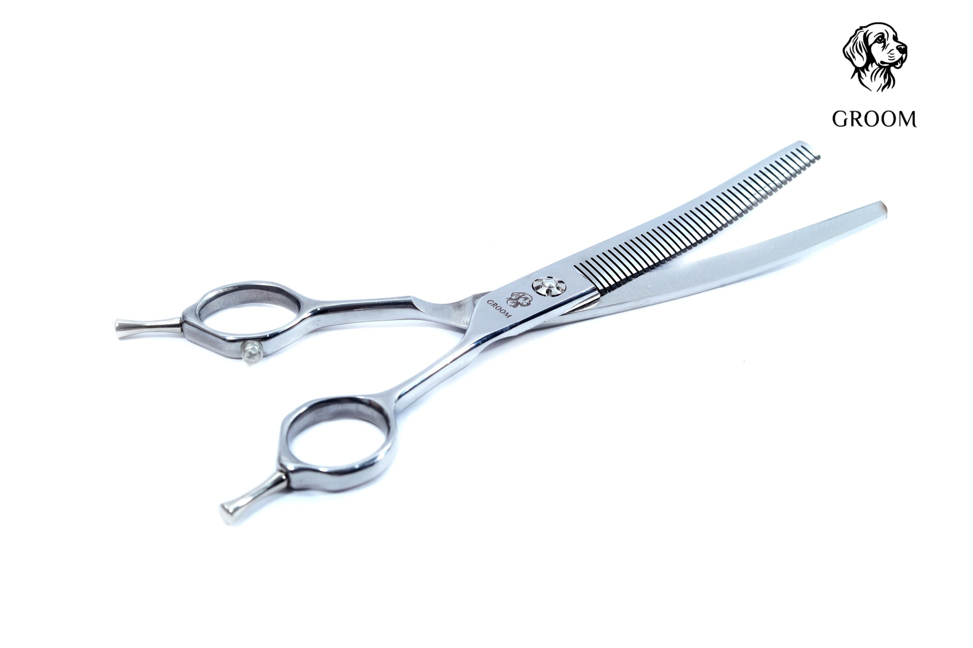 Groom Curved Thinning size 7" Pet SCISSOR - GROOM STOCKS