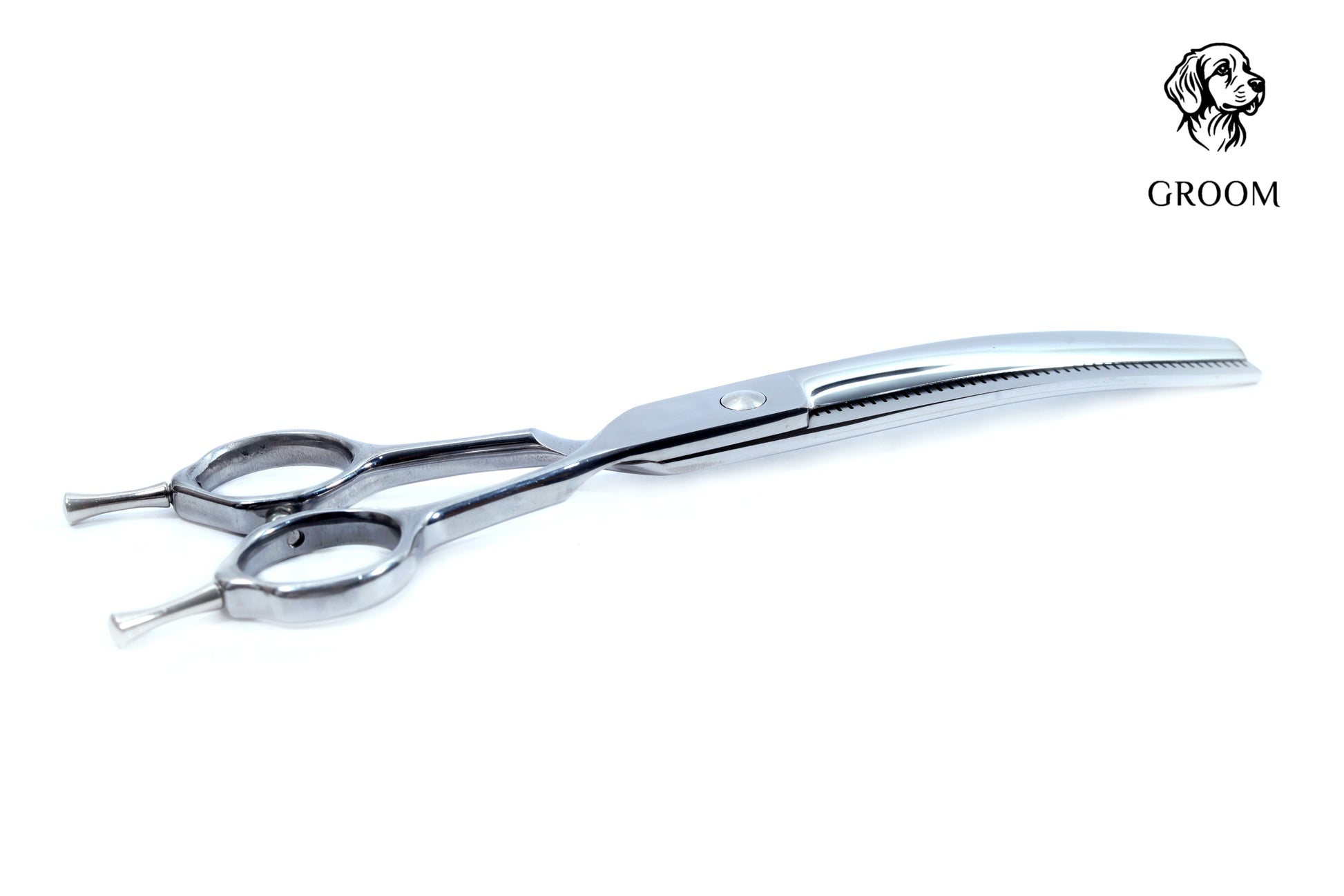 Groom Curved Thinning size 7" Pet SCISSOR - GROOM STOCKS