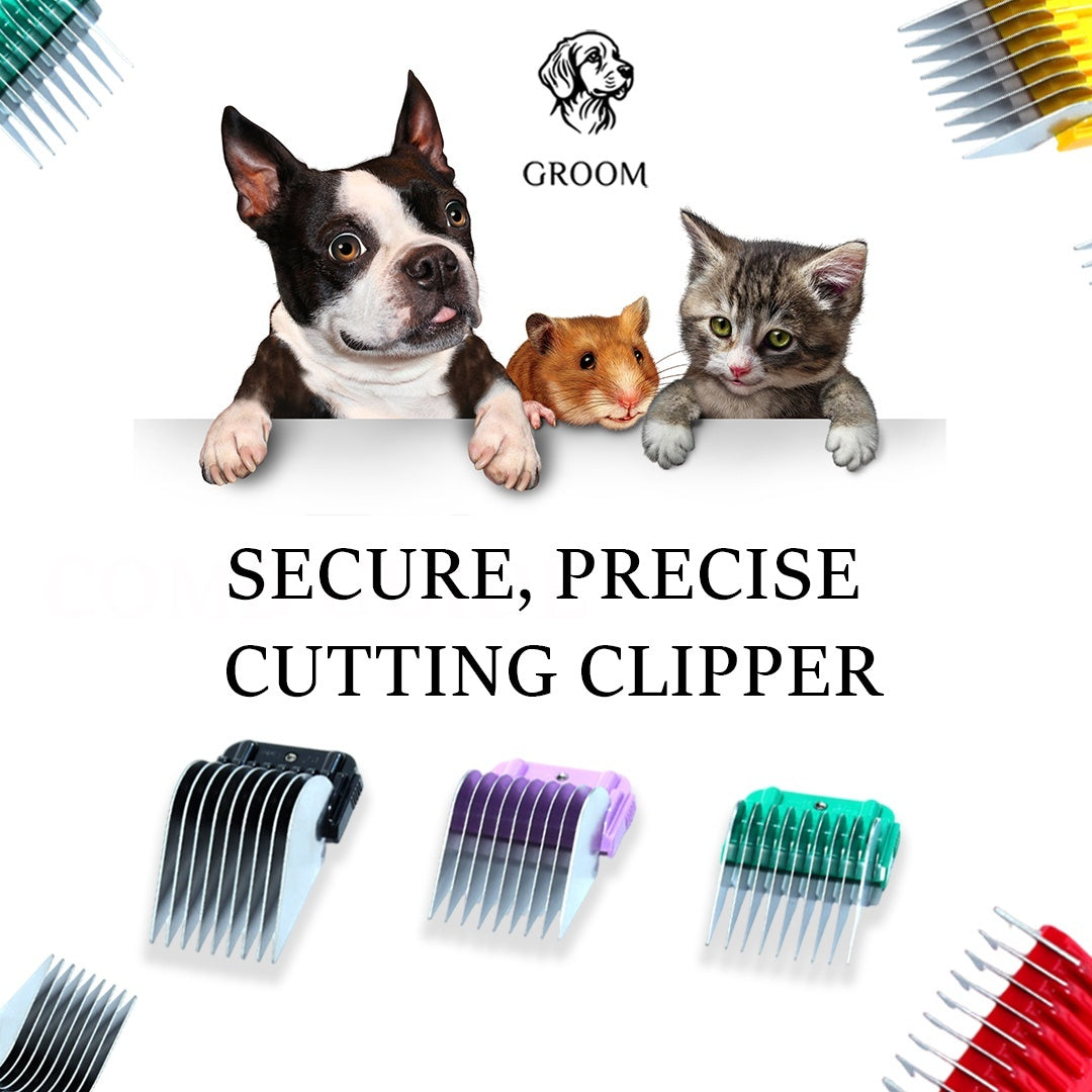 Groom Comb Guide Set CGB-401 (9-Piece) - GROOM STOCKS