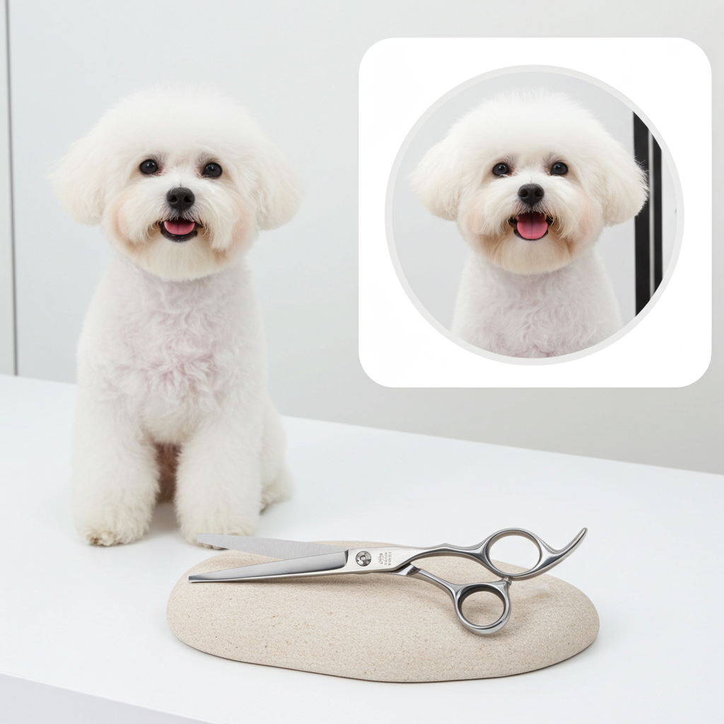 Groom Straight scissor size 7" Pet SCISSOR - GROOM STOCKS