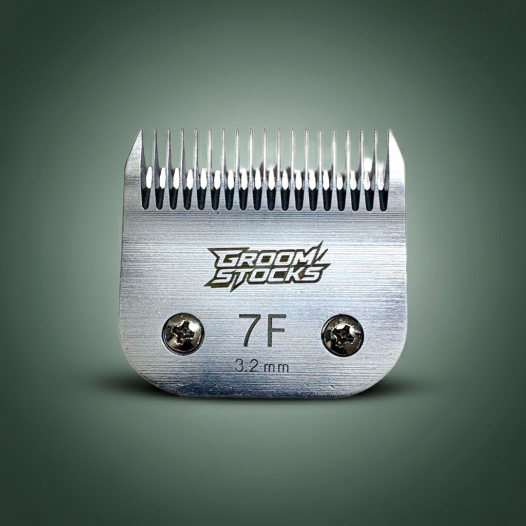 Size 7F Groom Stocks A5- High Carbon Steel Pet Grooming Blades - GROOM STOCKS