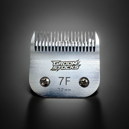 Size 7F Groom Stocks A5- High Carbon Steel Pet Grooming Blades - GROOM STOCKS
