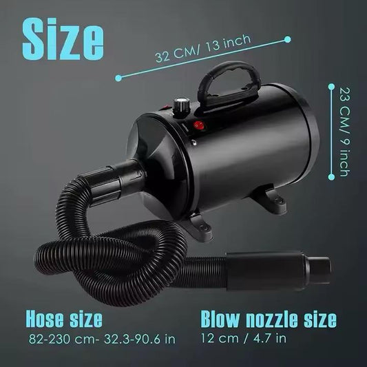 Groom ProDry 3200W Pet Dryer – Adjustable Heat & Speed for Large Pets - GROOM STOCKS