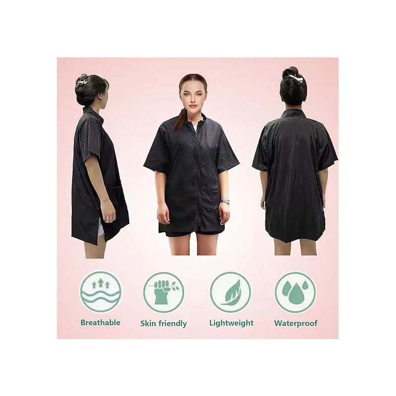 Groom Stocks Unisex  Antistatic Grooming Smock – Lightweight & Hair-Resistant (Small) - GROOM STOCKS