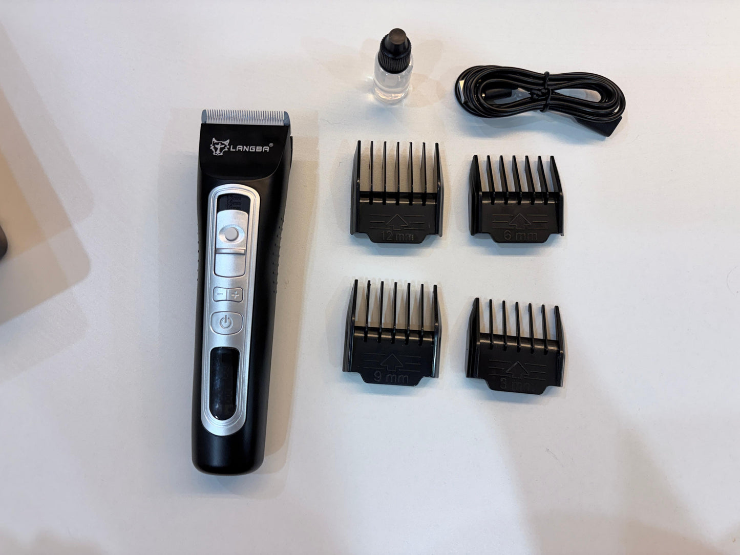 Langba Professional Pet Hair Clipper – Heavy-Duty Low-Noise Grooming